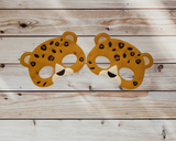 Leopard Masks - Snow Leopard - Black Leopard - Blue Leopard - Big Cats - African Animals - Pretend Play - Creative Play - Halloween Costume