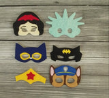 Halloween Masks for 18" Dolls -Dress-Up Doll Masks -  Pretend Play Mask - Halloween Costume