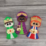 Full Nativity Set for Wreath/Tree Decoration