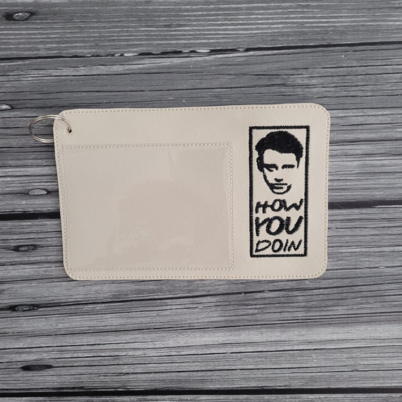 How You Doin Vaccination Card Holder - Joey Vaccination Card Holder - Vaccination Protector - Vaccination Card Holder