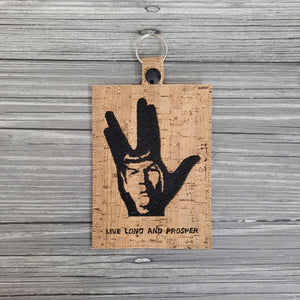 Live Long and Prosper Vaccination Card Holder - Trekkie Vaccination Card Holder- Vaccination Card Holder - ID Holder - Card Holder - Card Protector