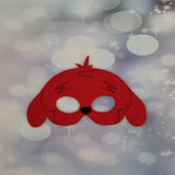Red Dog - Big Dog - Purple Poodle - Yellow Bulldog - Cosplay -  Pretend Play - Play Masks