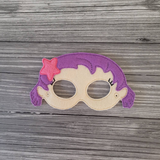 Bubble Guppy Felt Embroidered Mask -  Dress-Up Mask -  Kid & Adult - Pretend Play - Halloween Costume - Creative Play Felt Mask