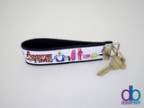 Adventure Time Ribbon Key Fob