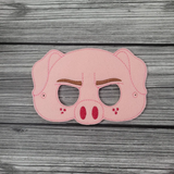 Singing Animals Masks - Gorilla - Koala - Girl Pig - Boy Pig - Porcupine - Mouse - Cosplay -  Pretend Play - Play Masks