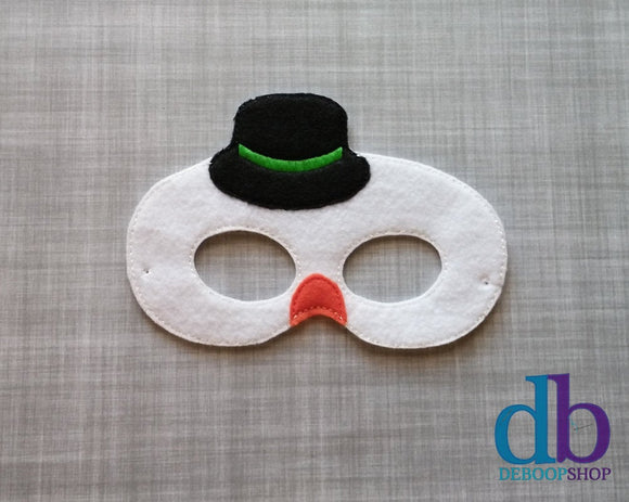 Chilly the Snowman Felt Play Mask