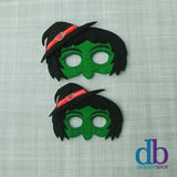 Large & Small Bad Witch Felt Play Masks from DeBoop Shop