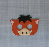 Warthog Felt Play Mask