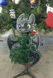 Night Fury Black Dragon Wreath/Tree Decoration