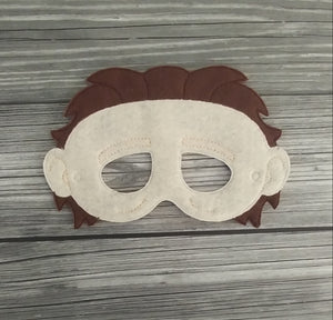 Michael Myers Felt Embroidered Mask - Boogeman Mask - Pretend Play Mask - Halloween Costume