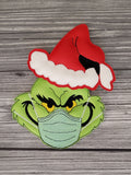 Masked Mean Green Guy Tree/Wreath Decoration