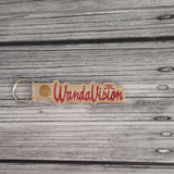 WandaVision Embroidered Vinyl Keychain