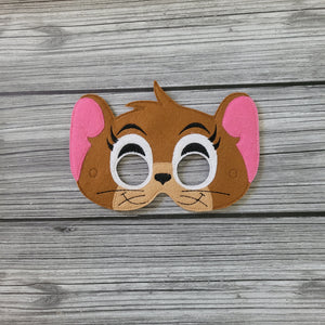 Tom and Jerry Masks - Cartoon Characters - TomCat Mask - Jerry Mouse Mask