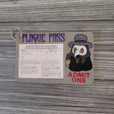 Plague Doctor Vaccination Card Holder - Vaccination Card Holder - Vaccination Card Protector