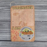 Green Baby Vaccination Card Holder -   Baby Alien Vaccination Card Holder - Vaccination Card Protector