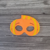 Bubble Guppy Felt Embroidered Mask -  Dress-Up Mask -  Kid & Adult - Pretend Play - Halloween Costume - Creative Play Felt Mask
