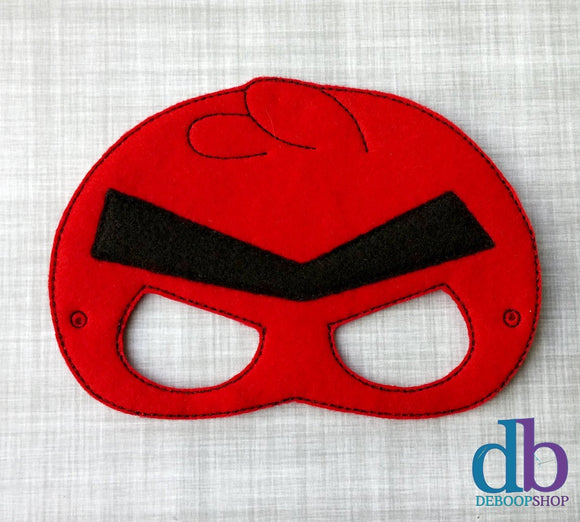 Red Angry Bird Felt Play Mask