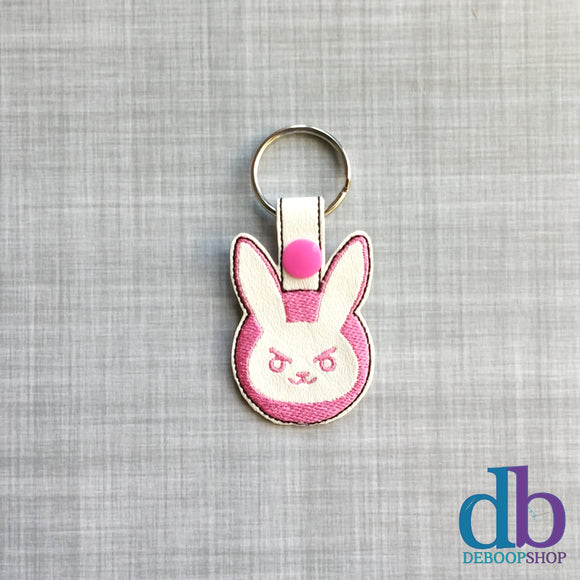 Diva Bunny Vinyl Keychain