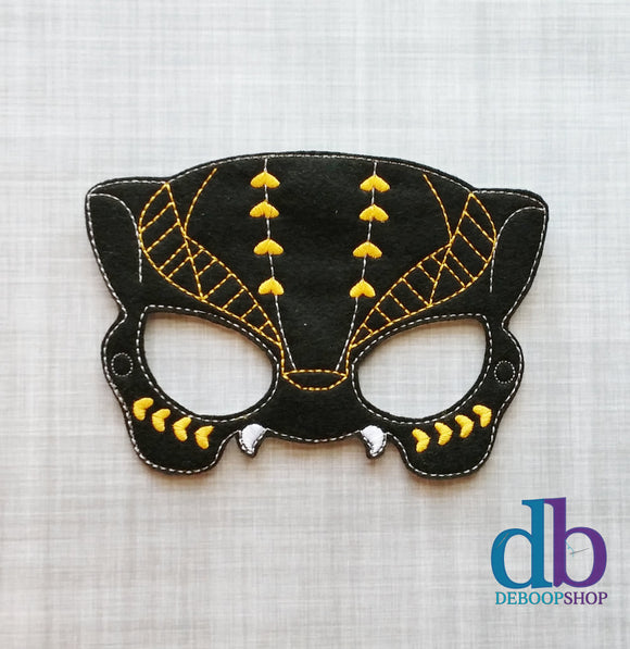 Black Panther Warrior Felt Play Mask