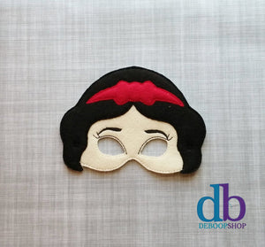 Snow White Felt Play Mask