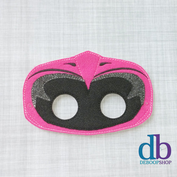 New Pink Power Ranger Felt Play Mask