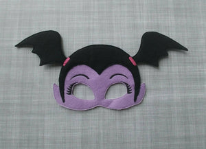 Vampire Girl Felt Play Mask