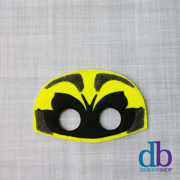 New Yellow Ranger Felt Play Mask