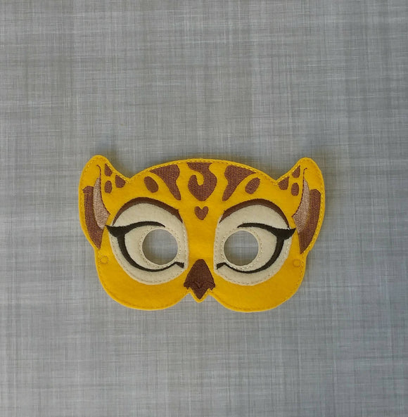 Fuli the Cheetah Felt Play Mask