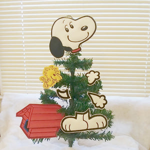 White Beagle Tree/Wreath Decoration