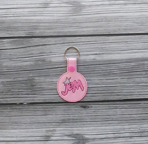 Jem and the Holograms Vinyl Embroidered Key Chain