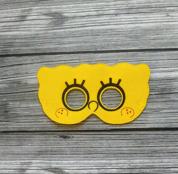 Sponge Boy Felt Play Mask