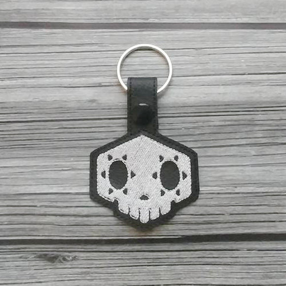 Shadow Skull Vinyl Keychain