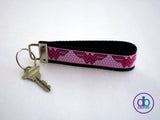 Pink Wonder Woman Keychain