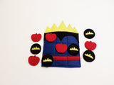 Evil Queen Villain Tic Tac Toe Board + Pieces