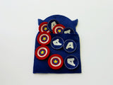 Captain American Tic Tac Toe Board + Pieces