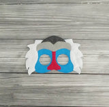 Rafiki Mask - Lion King/Lion Guard Mask - Baboon Mask- Kid & Adult Mask