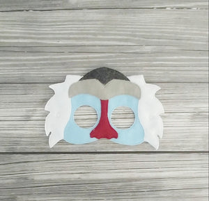 Rafiki Mask - Lion King/Lion Guard Mask - Baboon Mask- Kid & Adult Mask